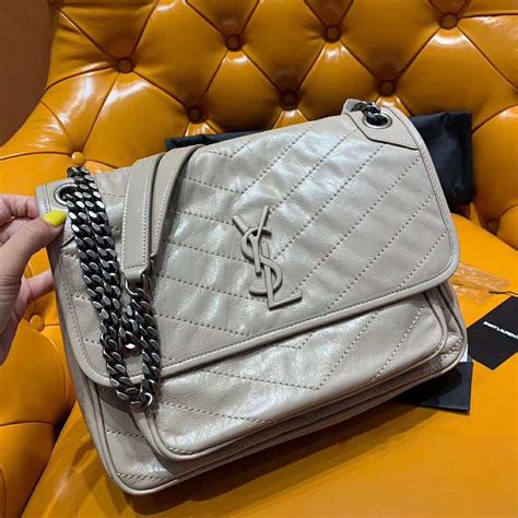 saint laurent niki bags plaid